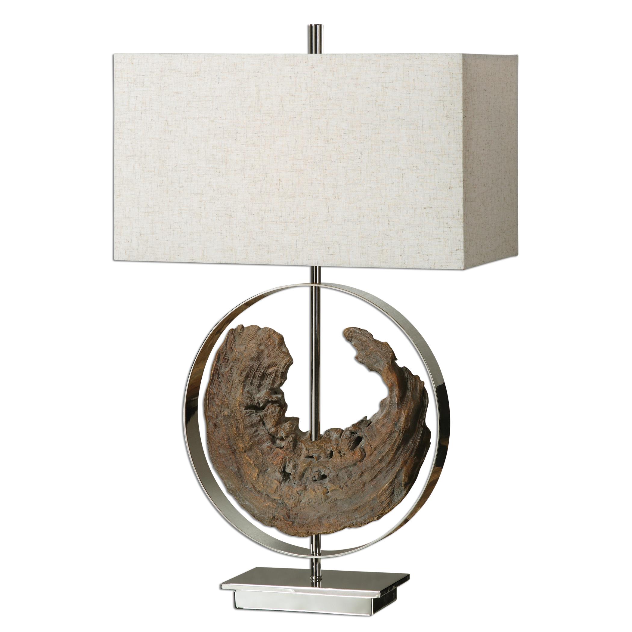 Uttermost Table Lamps Ambler Driftwood Lamp Wayside Furniture Table